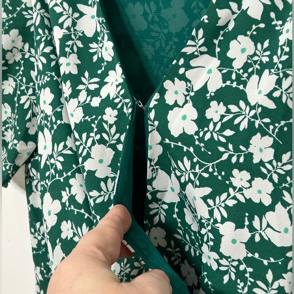 ASTR The Label Floral Wrap Front Surplice Bodysuit - Picture 8 of 16